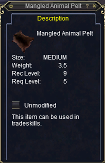 Mangled Animal Pelt